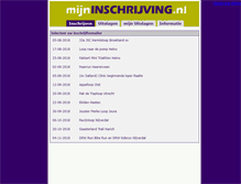 Tablet Screenshot of mijninschrijving.nl